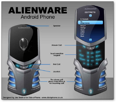 Alienware με λειτουργικό σύστημα android της google